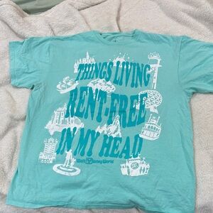Disney World Official Tshirt - Things Living rent Free in my Head - Disney Parks